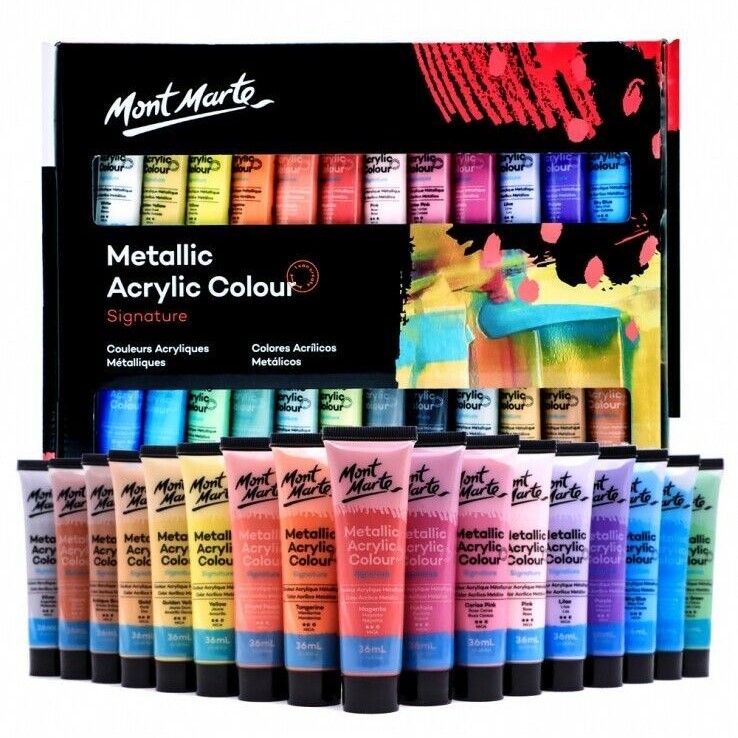 Mont Marte Acrylic colour paint (Set 36 pc)