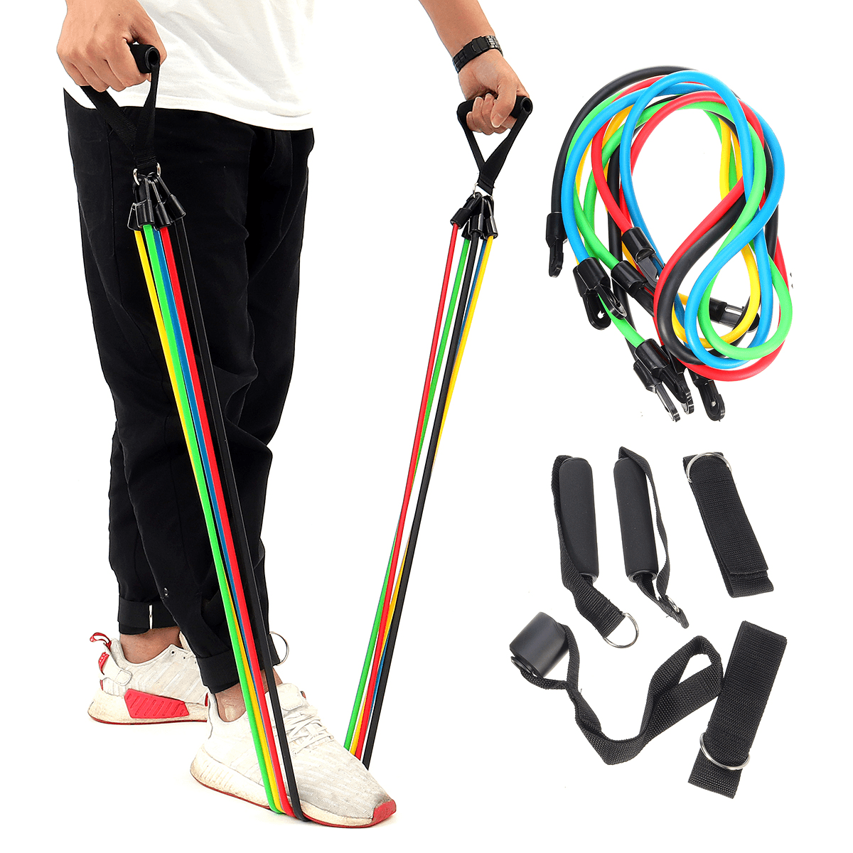 11 Pcs Resistance Band Set