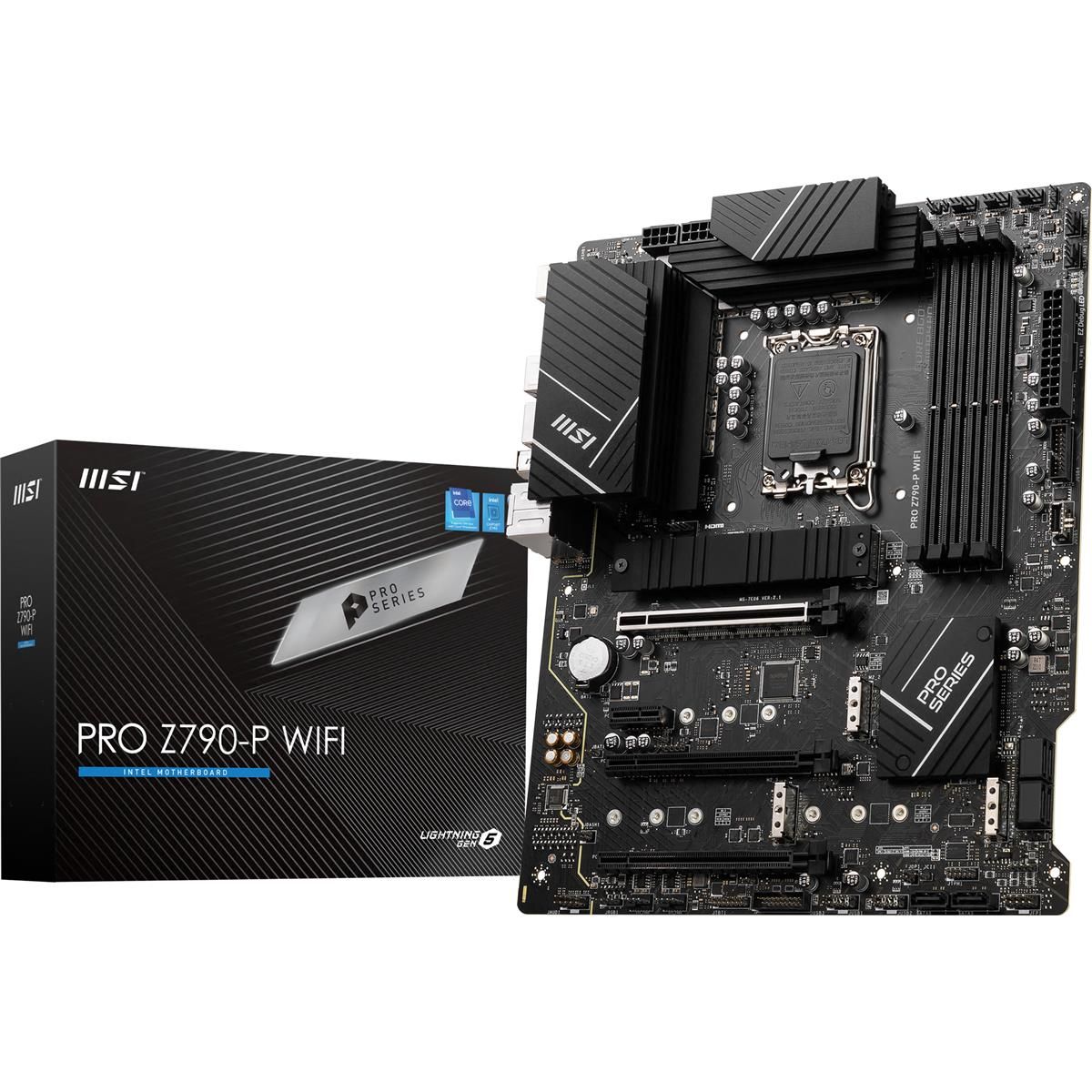 MSI PRO Z790-P WIFI DDR5 Intel 12th and 13th Gen ATX Motherboard