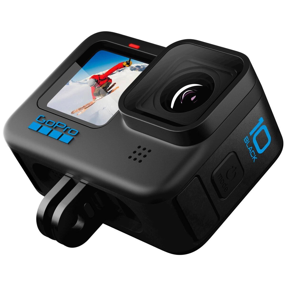 GoPro HERO10 Black 23MP 5.3K Ultra HD Waterproof Touch Screen Action Camera with Accessories Bundle