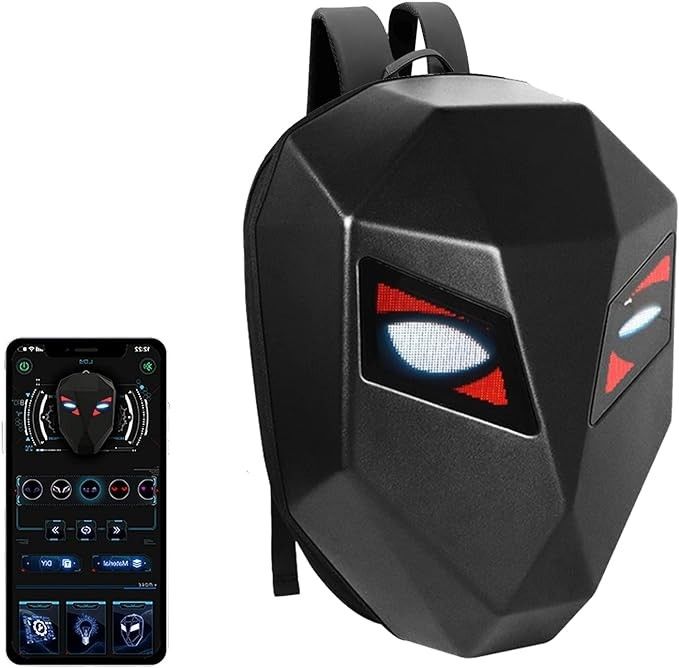 CRELANDER Super Cool Deadpool Style Knight LED Backpack