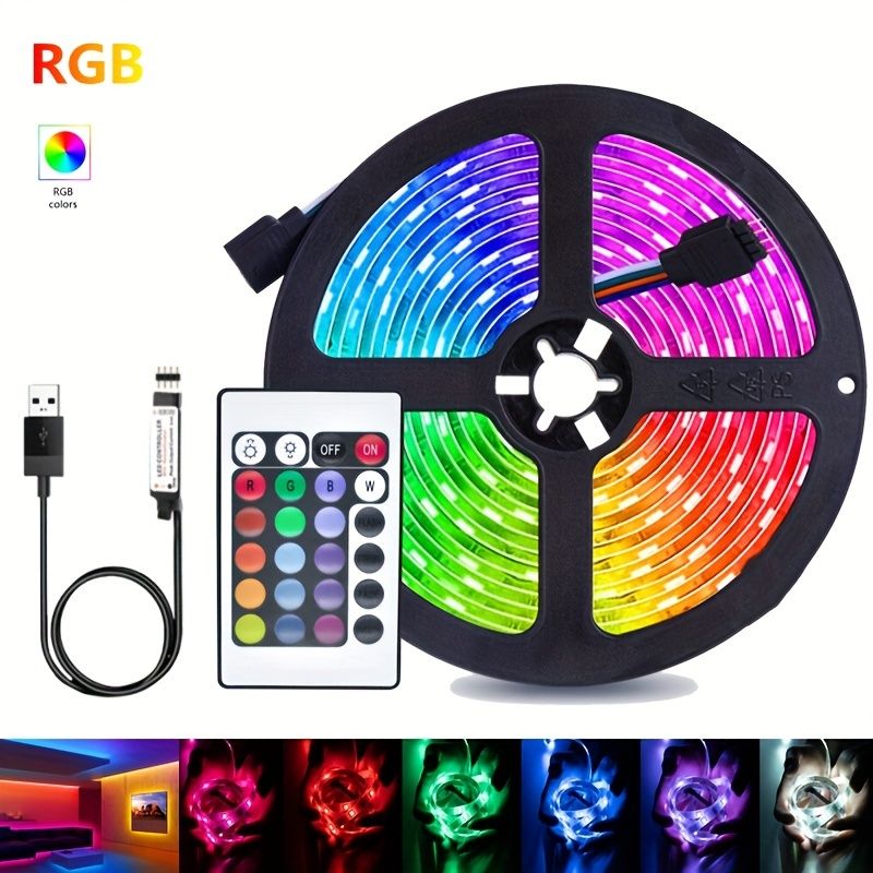 Rgb LED strip light color variable mode lighting