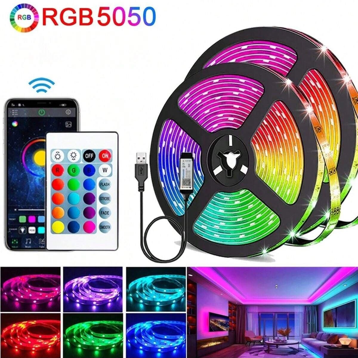 App Control Rainbow LED Strip Light