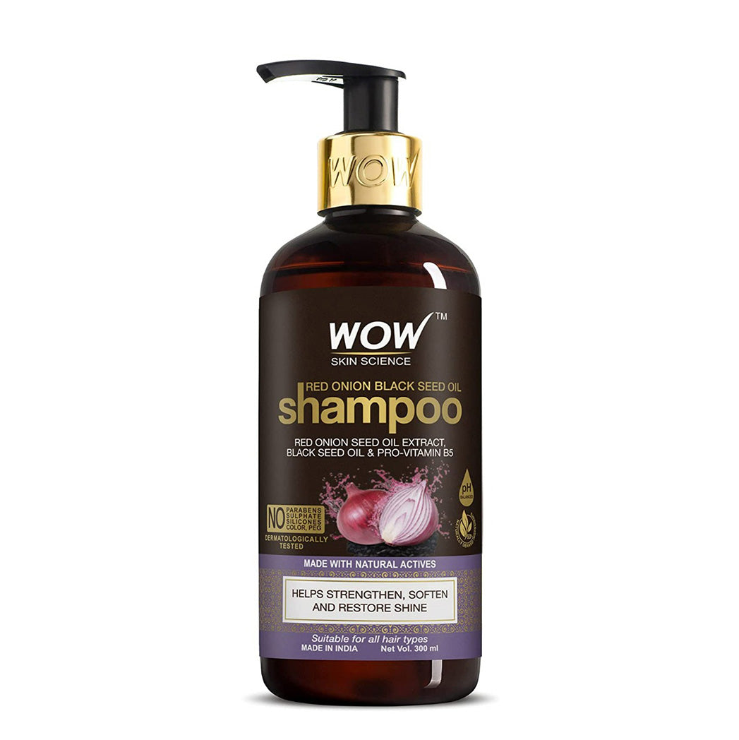 Wow Skin Science Onion Red Seed Oil Shampoo (300ml)