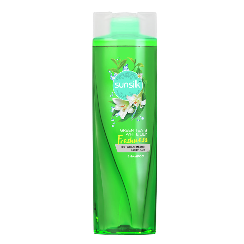 Sunslilk Green Tea and White Lily Freshness Shampoo (195ml)